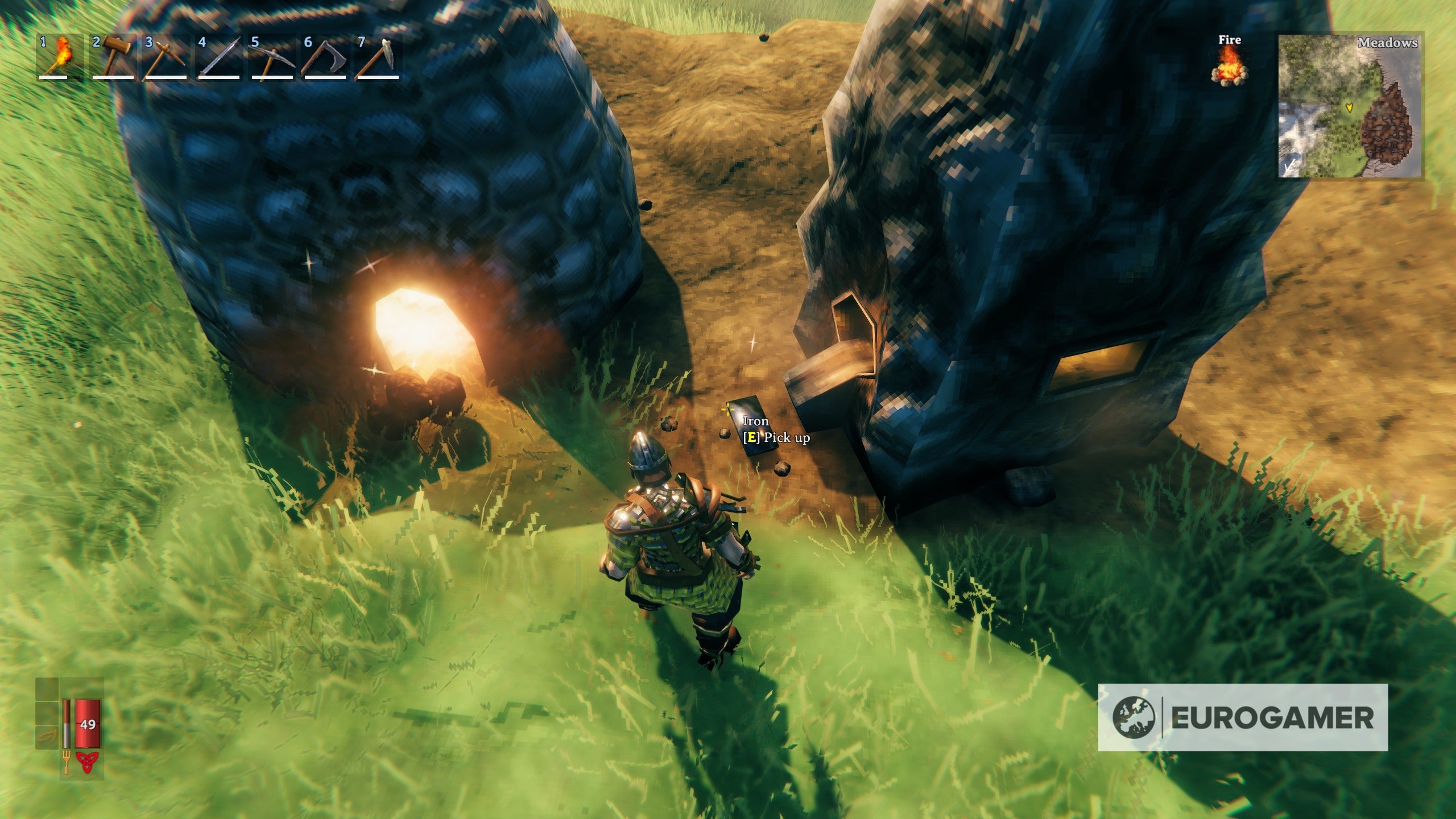 Valheim iron How to find iron locations from muddy scrap piles and